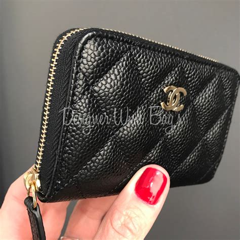 chanel thin wallet|chanel zipped wallet small.